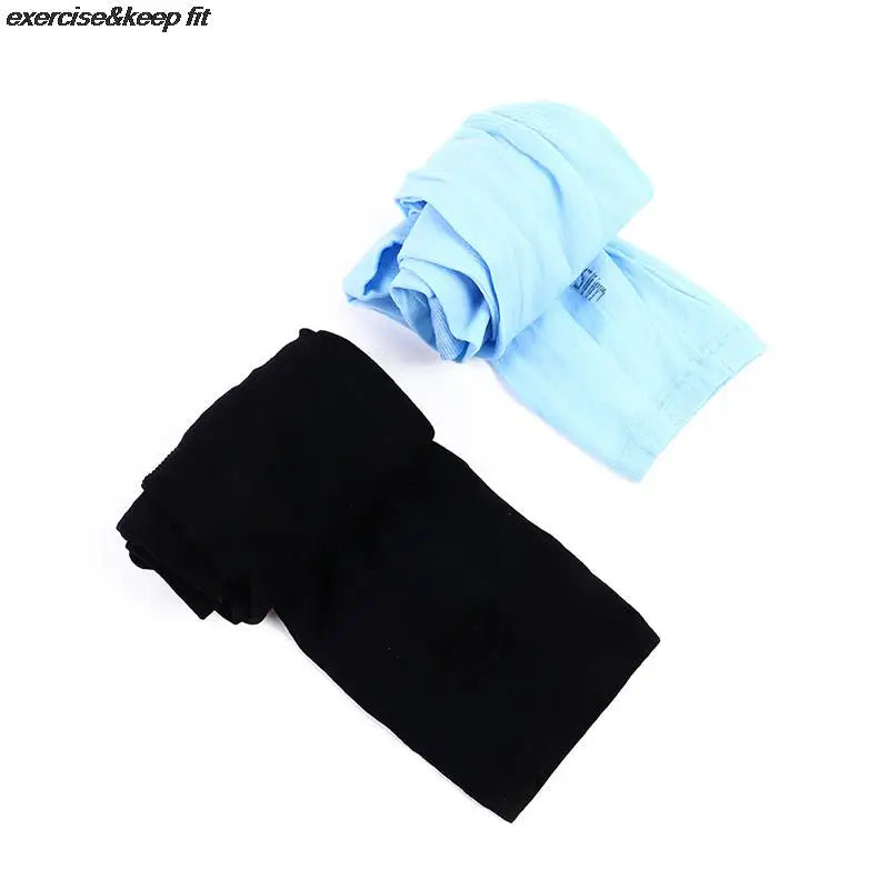 1Pair Ice Silk Sleeve Sunscreen Cuff Arm Sleeves Anti-Slip Summer Men Women Gloves Outdoor Riding Uv Sun Protect