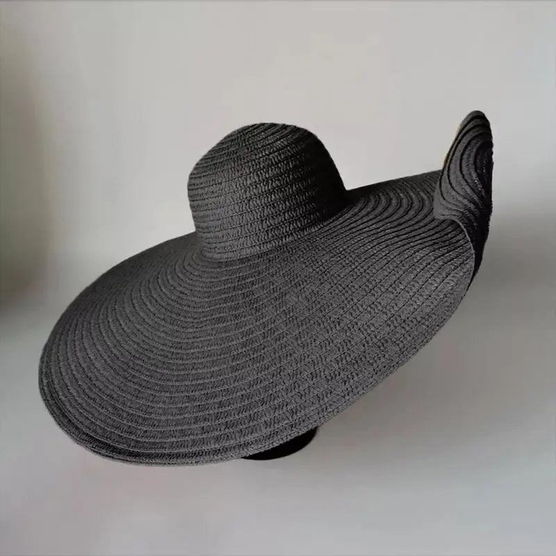 TT Sunscreen Hat Fashion Women Sun Protection Beach Hat Spring Summer Sunscreen Woven Straw Hat Big Brim Beach Hat For Women Girls